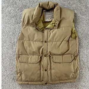 Camp 7 Vest‎ Mens L Vintage Down Puffer Insulated Outdoor Warm Mountaineering